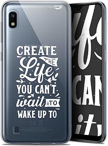 Samsung Caseink Etui ochronne do Galaxy A10, ultracienkie, motyw Wake Up Your Life CRYSPRNTA10CREATELFE