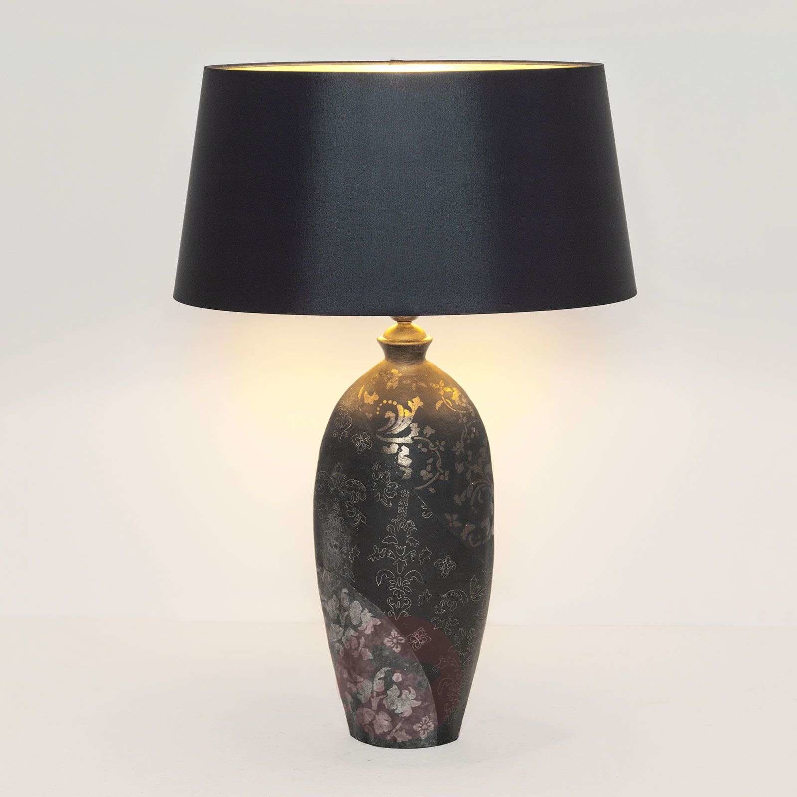 J. Holländer Lampa stołowa Mary ceramika chintz wysokość 66 cm