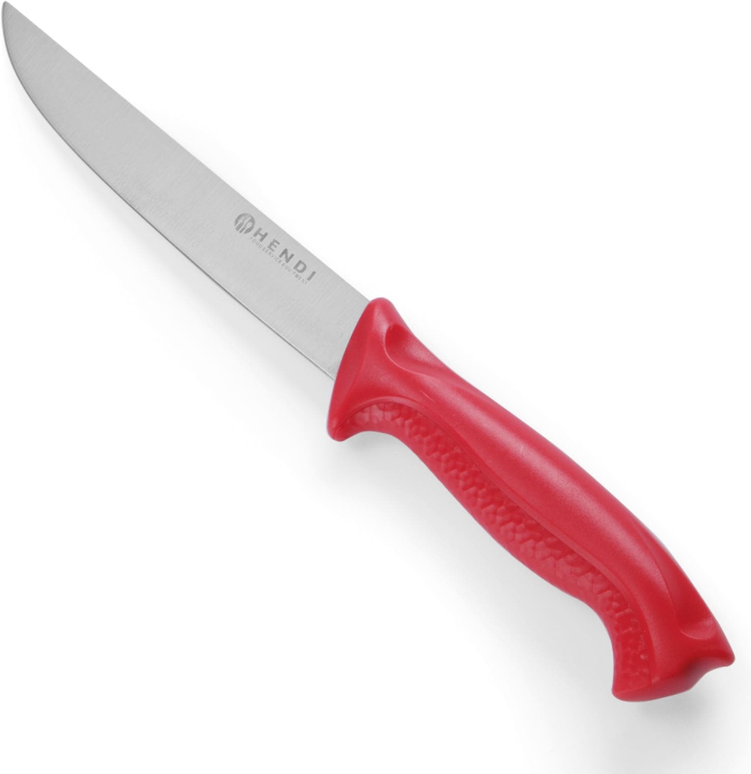 Hendi Nóż rzeźniczy HACCP do surowego mięsa 290mm czerwony 842423