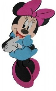 Disney Dekoracja ścienna Minnie