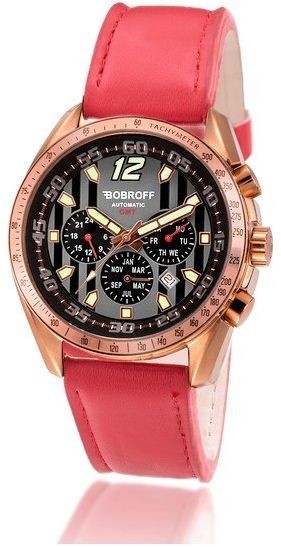 Bobroff Zegarek Męski Bobroff BF0016V2-S011 (42 mm) S0338443