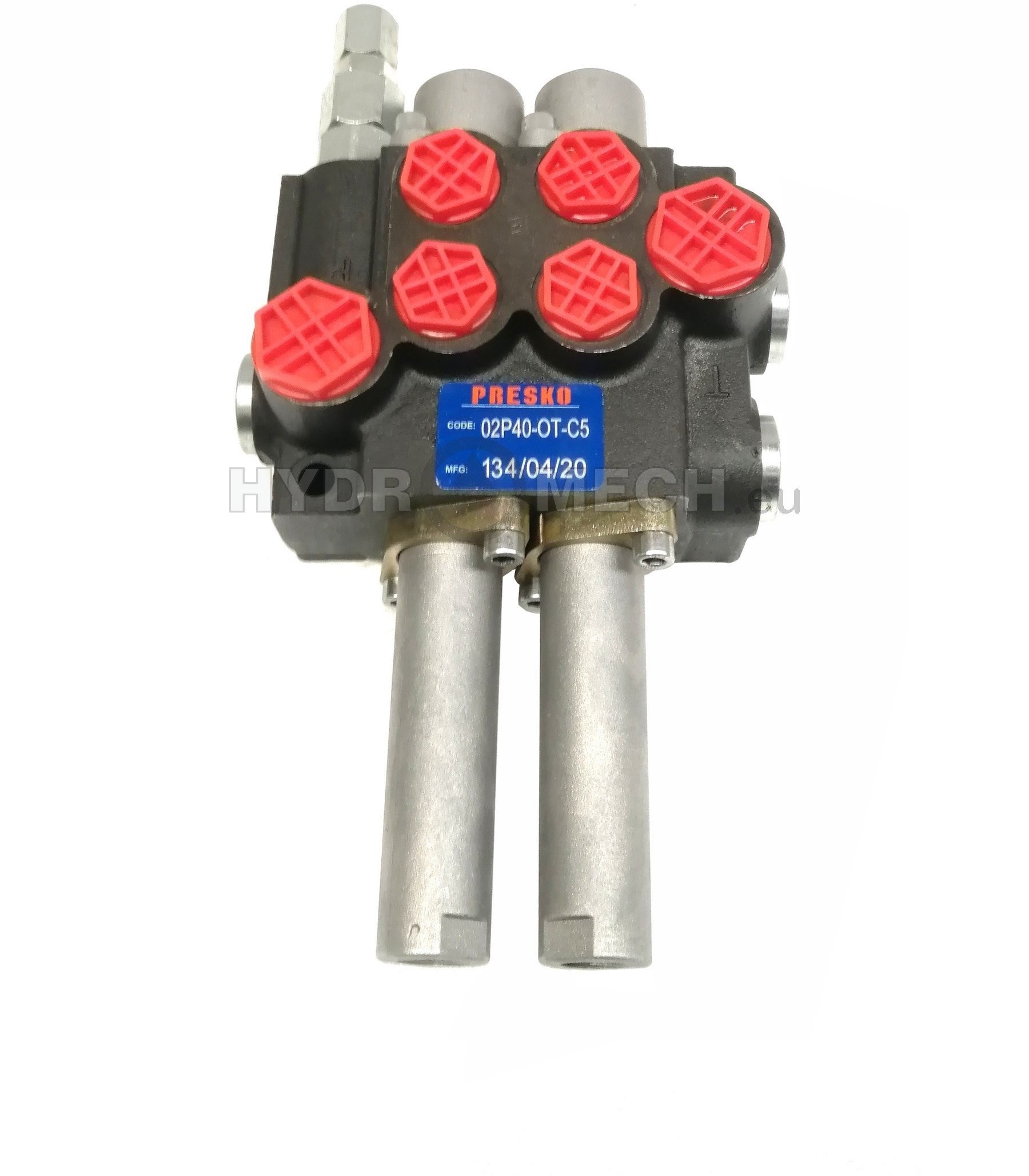 PRESKO Rozdzielacz hydrauliczny Presko 02P40, 2-sekcyjny na linki 02P40 C5