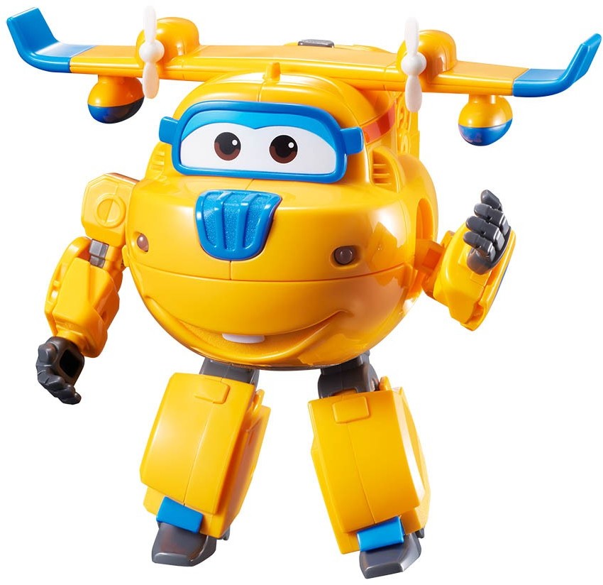 Nieprzypisany SUPER WINGS - samolot robot z dźwiękiem