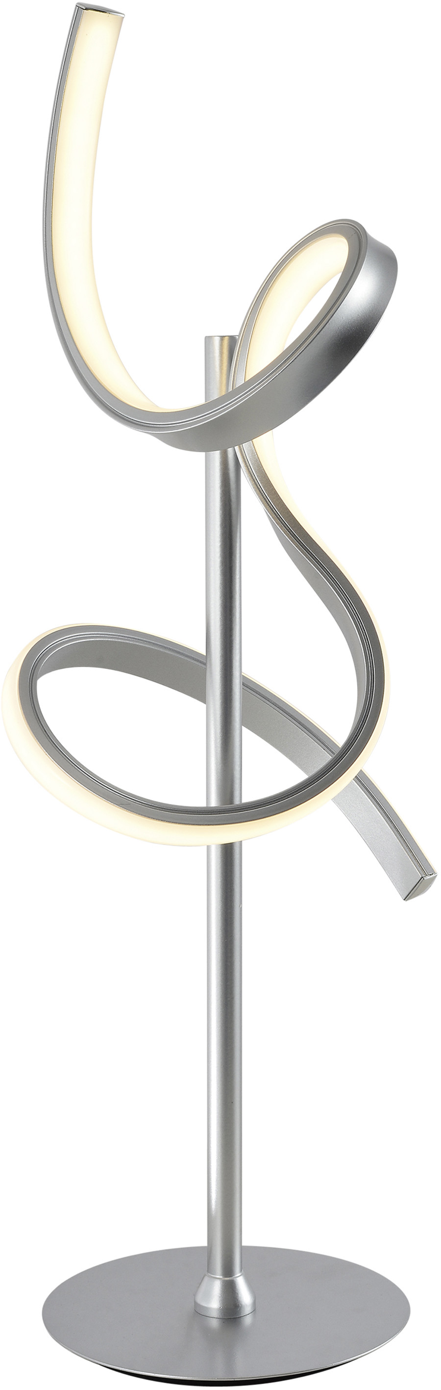 Leuchten Direct Design lampa stołowa srebrna z możliwością ściemniania, w tym LED - Krisscross 98993