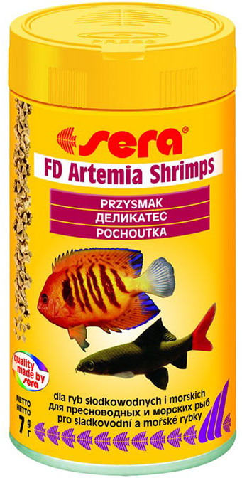 Sera FD Artemia Shrimps pokarm liofilizowany dla rybek 100ml