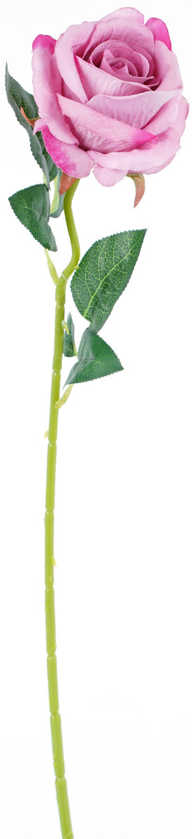 Sztuczna róża ciemnoróżowy, 51 cm