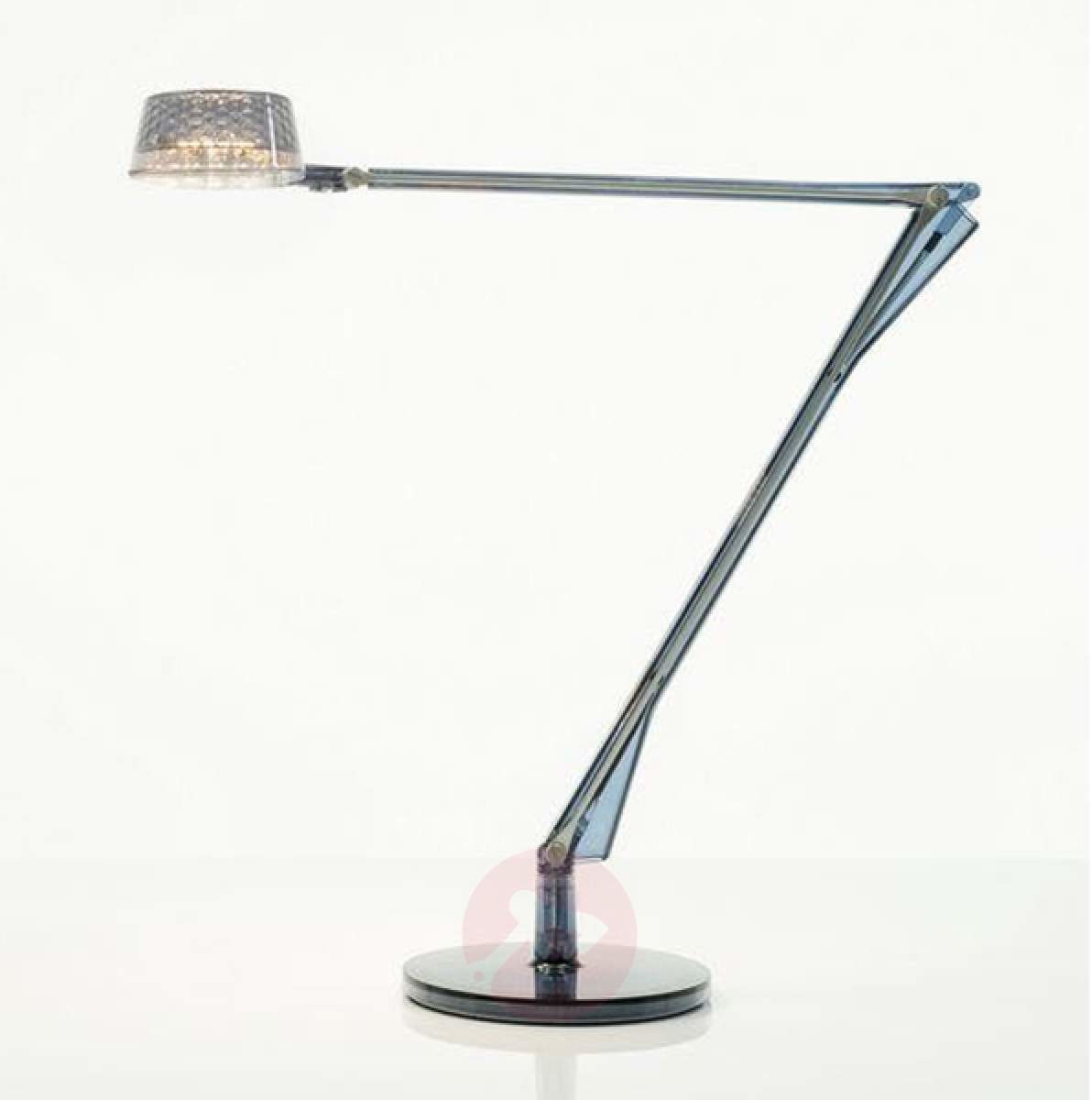 KARTELL Regulowana lampa stołowa LED Aledin Dec, niebieska