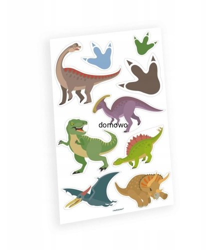 TATUAŻ METALICZNY FLASH KALKOMANIA DINOZAURY