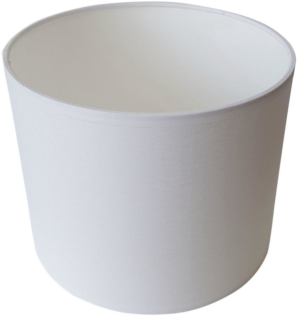 TK Lighting Abażur 9971 walec 30 x 20 cm tkanina biały E27