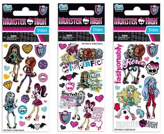 Starpak Naklejki 66x126 Monster High silver.