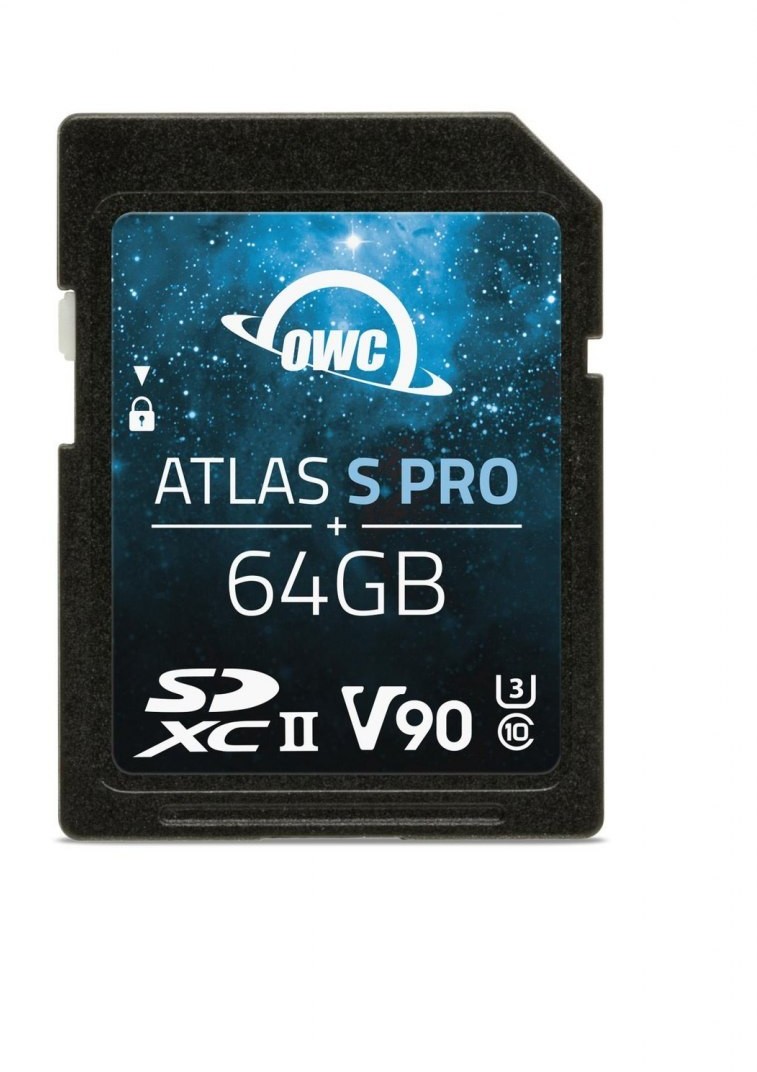 OWC OWC ATLAS S PRO SDXC 64GB 290/276MB/S UHS-II V90 1830TBW OWCSDV90P0064 OWCSDV90P0064