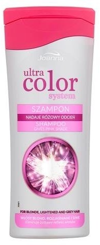 Joanna Ultra Color System szampon nadający różowy odcień do włosów blond i rozjaśnianych 200ml 62530-uniw