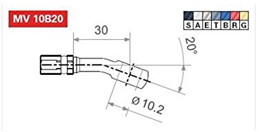 TRW TRW MV10B20A przewody MV10B20A