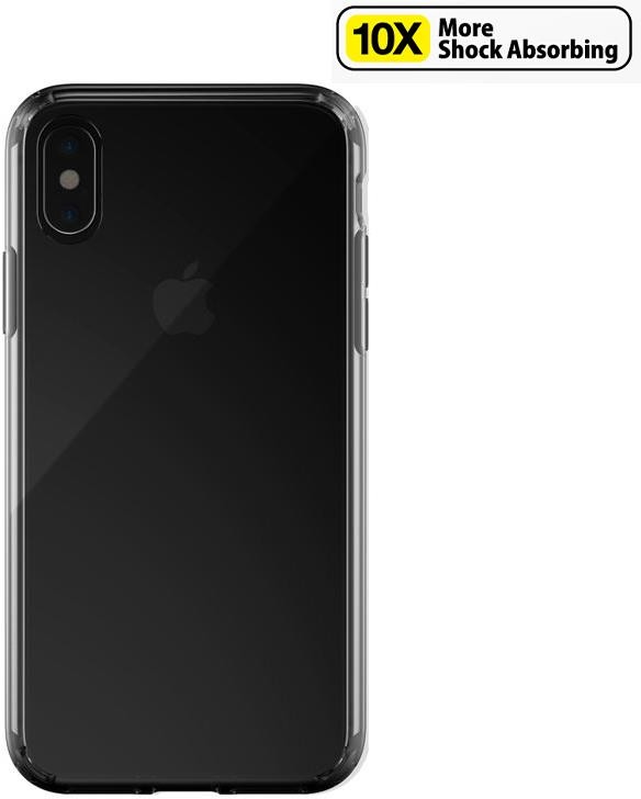 Just Mobile TENC Air Case - Etui iPhone Xs / X (Crystal Black) PC-558CB