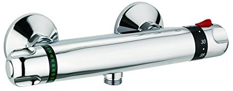 DP bath DP Bath prysznicowa armatura z termostatem, 1 sztuki, srebrny, cáceres