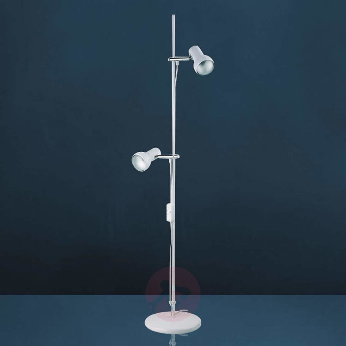 BUSCH Busch 2-punktowa lampa stojąca EIFEL biała