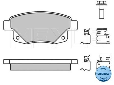 Wulf Gaertner Autoparts Zestaw klocków hamulcowych, hamulce tarczowe Wulf Gaertner Autoparts 025 244 8617/W