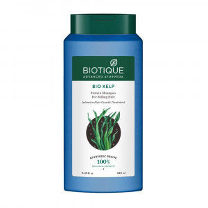 Biotique Szampon BIO KELP Proteinowy Pobudzajacy Wzrost Wlosow z sola morska i olejkiem miętowym 340 ml