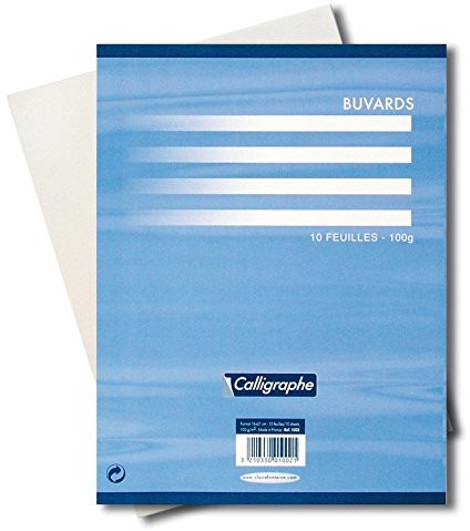 Clairefontaine 1002 C 16 x 21 cm uni karton gaśniczy (opakowanie 10 arkuszy) 1002C