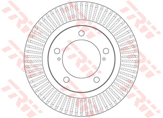 TRW Tarcza hamulcowa DF6239S