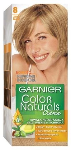 Garnier Color Naturals farba do włosów 8 Jasny blond 1szt 66645-uniw