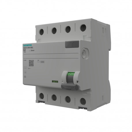 Siemens Wyłącznik różnicowoprądowy 40A 30mA 4p RCCB VDE 0126 5SV33446KL