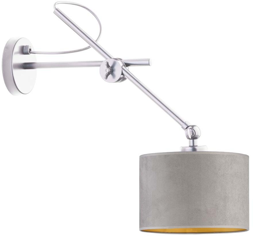 LYSNE Lampka na ścianę ze złotym wnętrzem HAMILTON VELUR 500018V/4