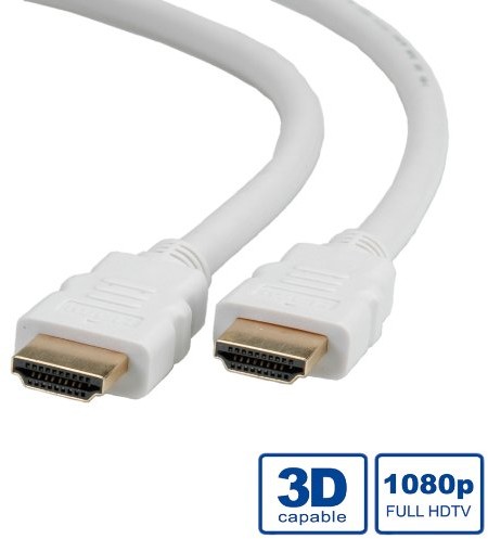 Rotronic ROLINE HDMI High Speed Cable + Ethernet, M/M, white 2 m kabel audio/video 11045587