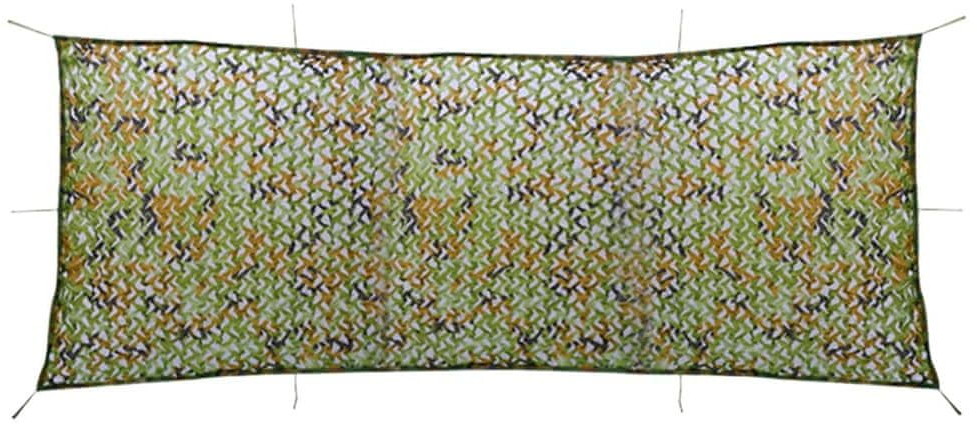 shumee Siatka maskująca z torbą do przechowywania 1,5x5 m zielona