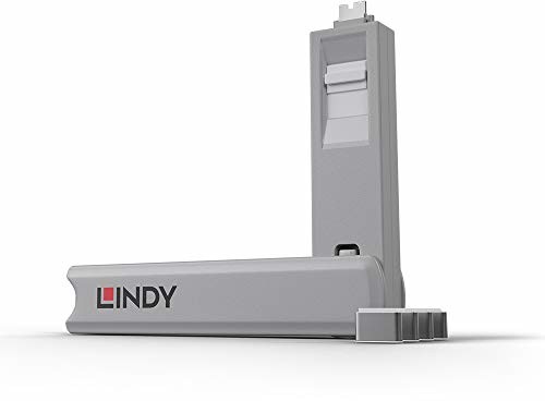 LINDY LINDY 40427 klucz blokujący port USB typu C, biały - opakowanie 4 szt. 40427