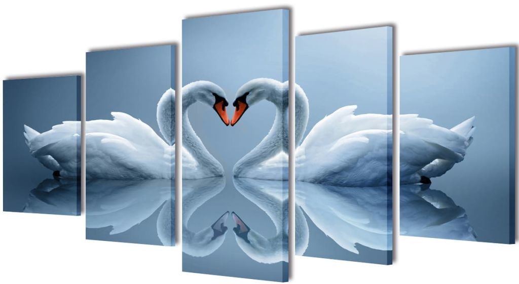 vidaXL Zestaw obrazw Canvas 200 x 100 cm abdzie