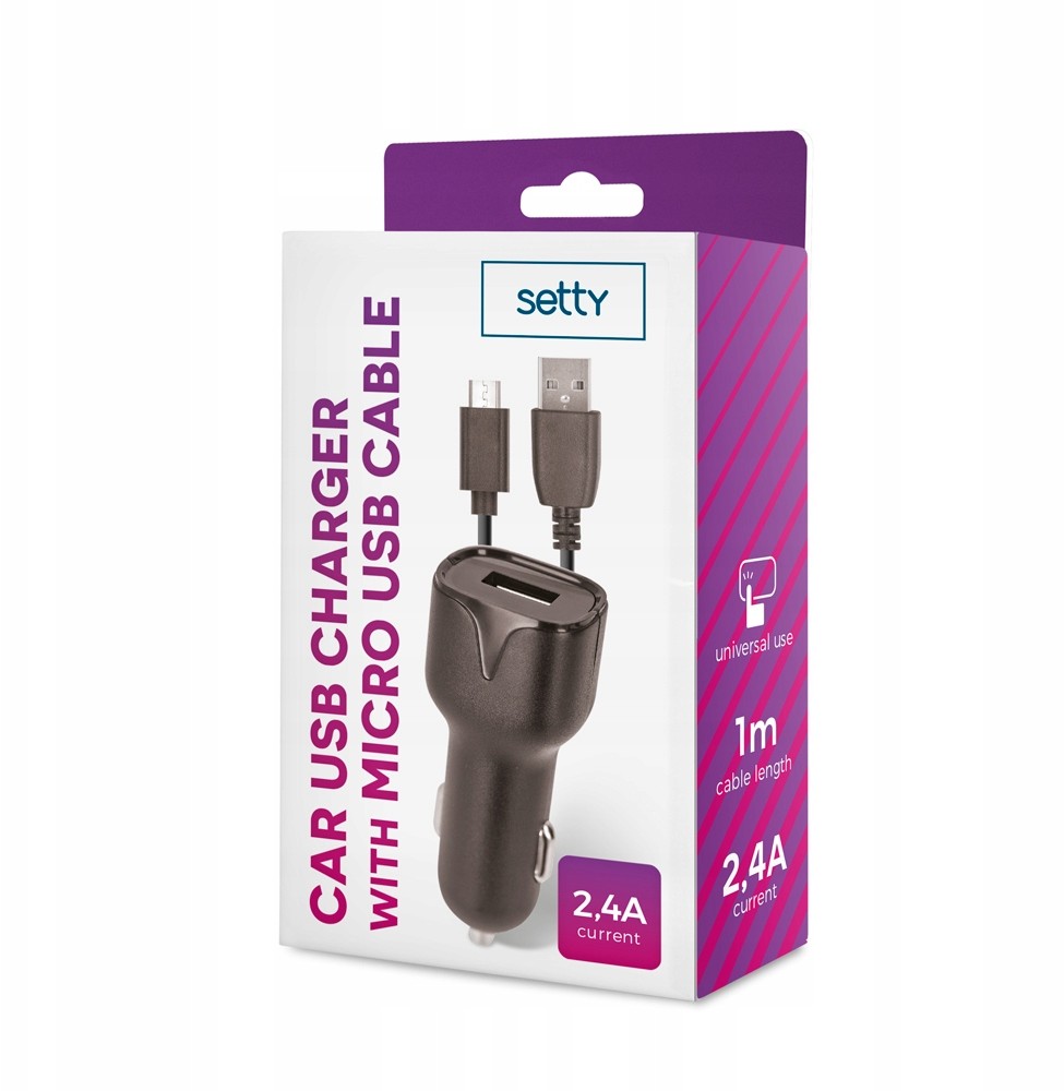 Manta Ładowarka samochodowa Usb 2.4A do Mezo 2