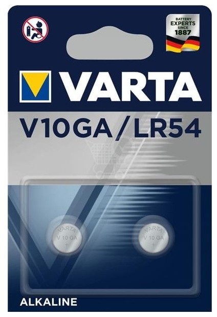 Varta 4274101402 - 2 szt. Bateria alkaliczna guzikowa ELECTRONICS V10GA 1,5V