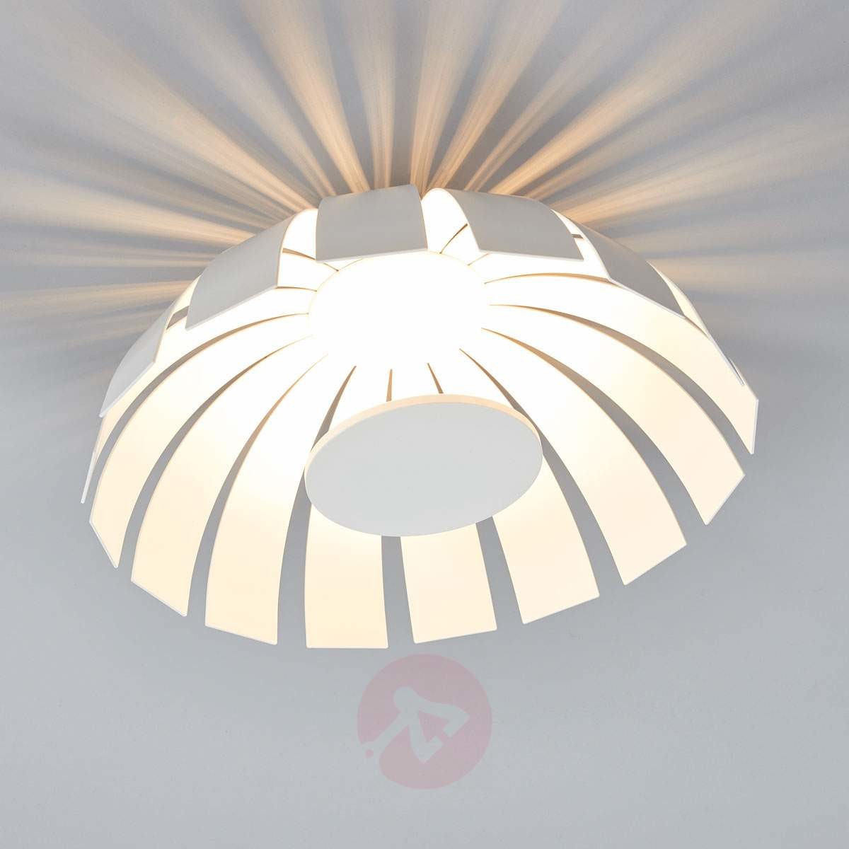 Marchetti Biała designerska lampa sufitowa LED Loto, 33 cm