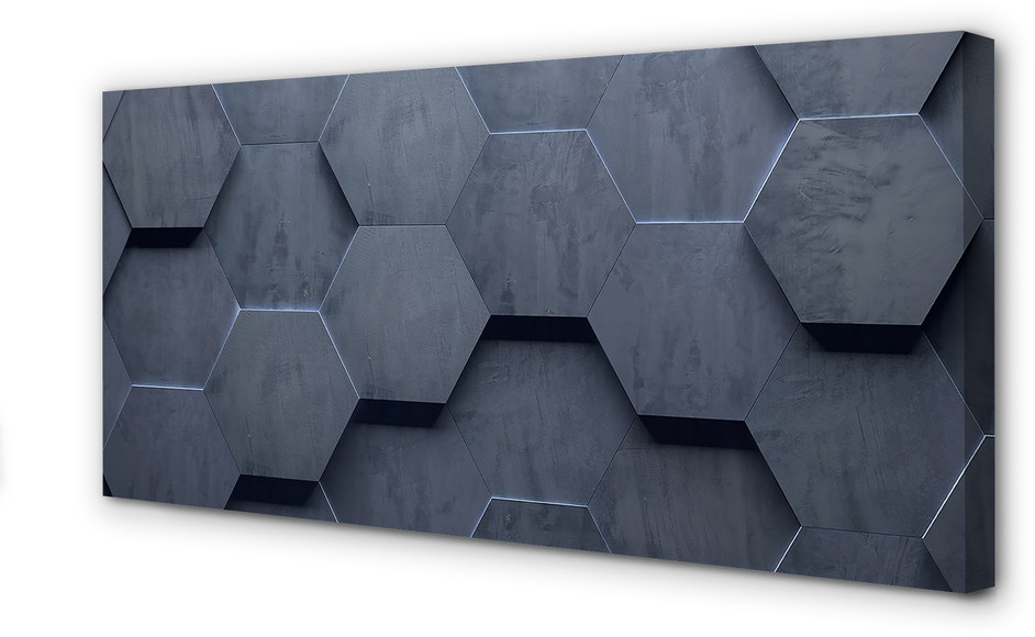 PL Tulup Obrazy na płótnie Kamień beton plastry 125x50cm