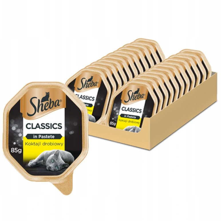Sheba Classics 85g 22 Koktajl Drobiowy mokra karma dla kotów w pasztecie