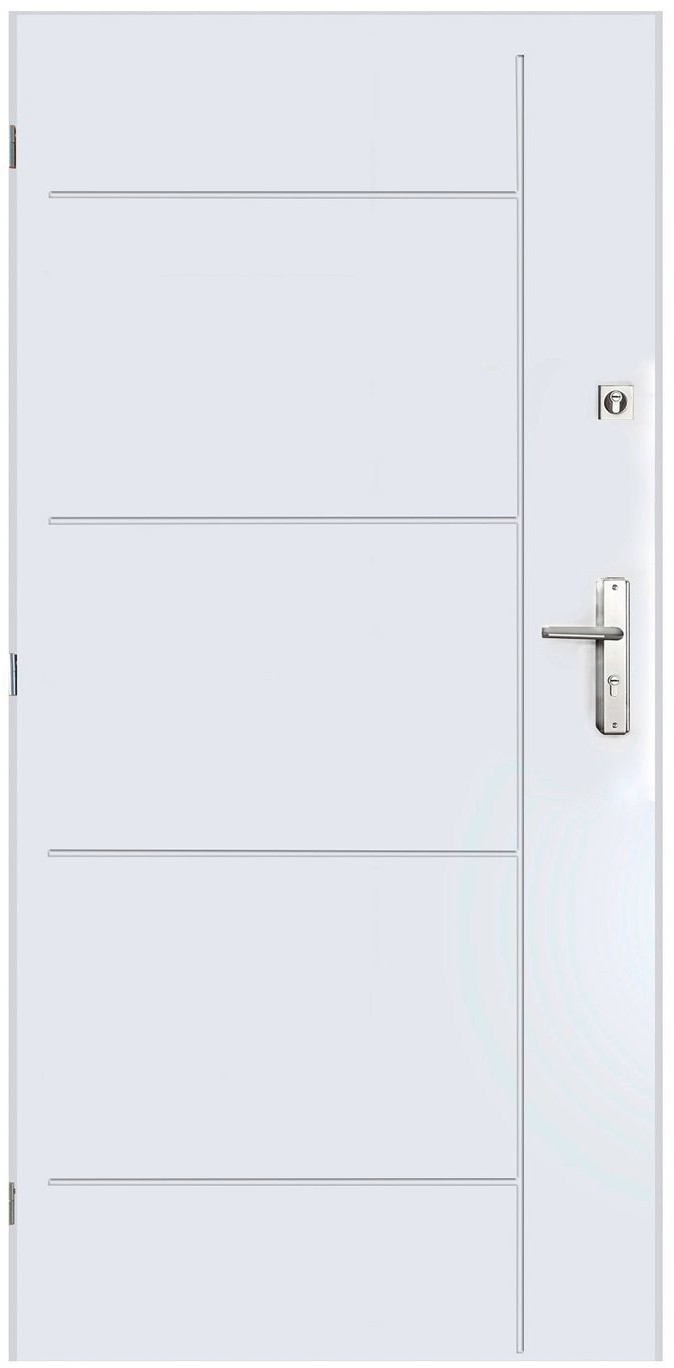 Pantor Drzwi zewnętrzne Rodan białe 90L