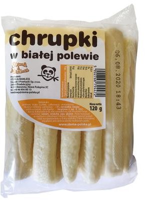 Chrupki kukurydzine w polewie białej czekolady 120 g Stema M00-5685-218D2