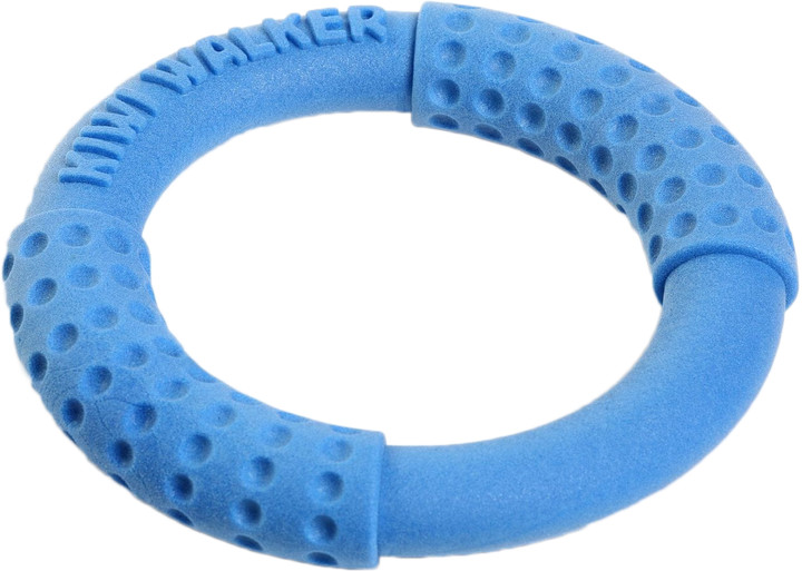KIWI WALKER KIWI WALKER pierścień latający i pływający z pianki TPR niebieski 18 cm
