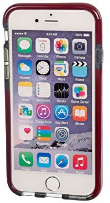 Lampa Lampa P15511 pokrowiec ochronny na telefon komórkowy pokrowiec czarny, czerwony, przezroczysty - etui ochronne na telefon komórkowy (osłona, Apple, iPhone 6 / 6s, czarny, czerwony, przezroczysty) P15511