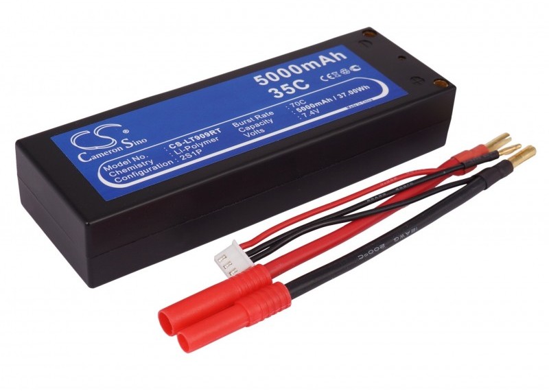 Cameron Sino 5000mAh 37.00Wh Li-Polymer 7.4V 2S 35C