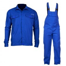 LAHTI PRO Ubranie robocze antyelektrostatyczne bluza i ogrodniczki roz L c) L4140733 LPL4140733