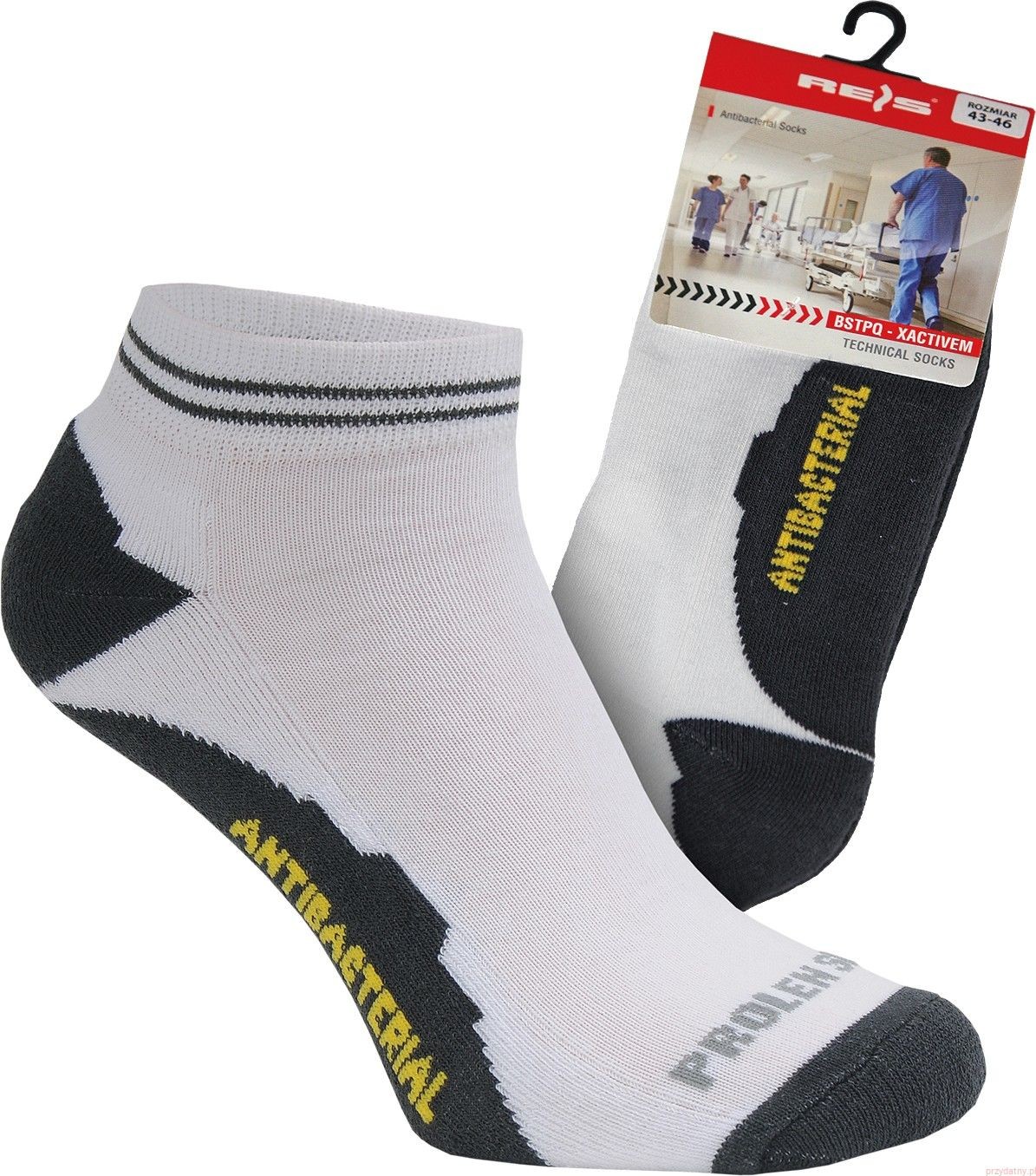 Reis Skarpety sportowe męskie o podwyższonej wytrzymałości roz.XL RAWREISXL
