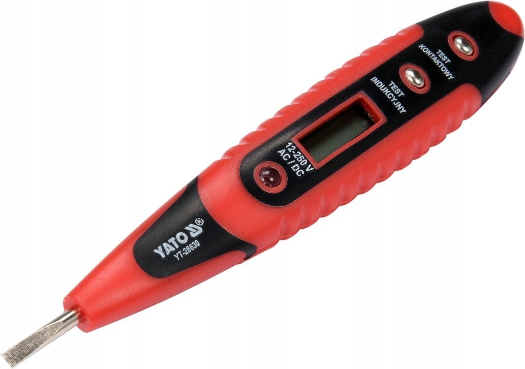 Yato Próbnik Napięcia LCD 12-250V Probówka Tester