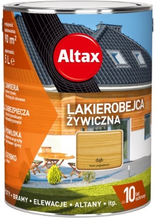 Altax lakierobejca żywiczna, dąb, 5l