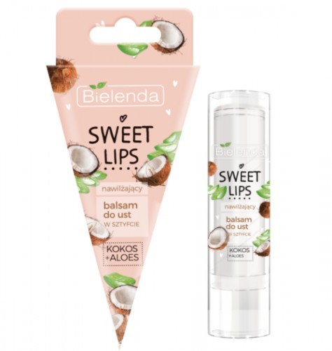 Bielenda Sweet Lips Balsam do ust w sztyfcie Kokos & Aloes