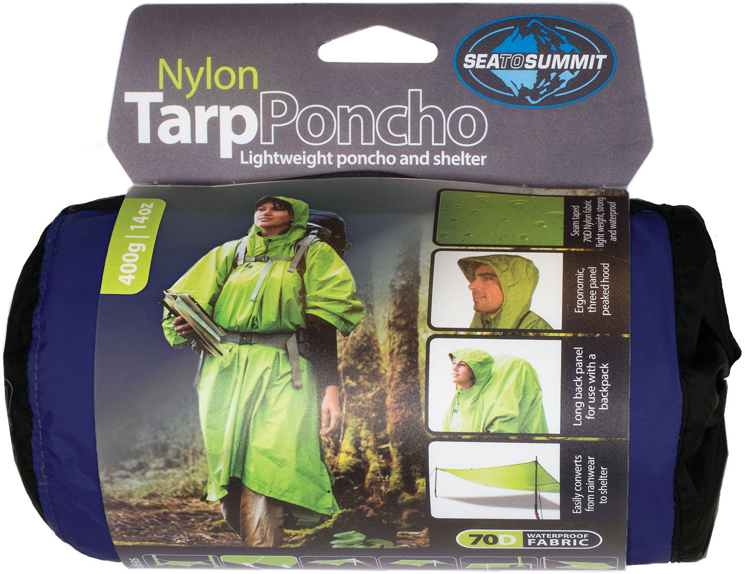 Sea To Summit Peleryna Nylon Waterproof Poncho APONCHONYB