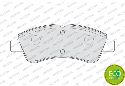 FERODO (FEDERAL-MOGUL) Zestaw klocków hamulcowych, hamulce tarczowe (FEDERAL-MOGUL) FDB4066