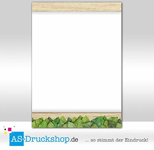 AS-Druckshop Stylowy papier Bawaria - bluszcz/100 arkuszy/DIN A5/90 g papier offsetowy A-10A4-0240011-6
