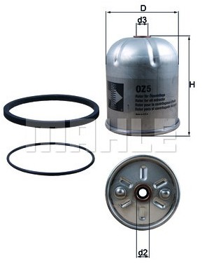 Knecht Filtr oleju OZ 5D